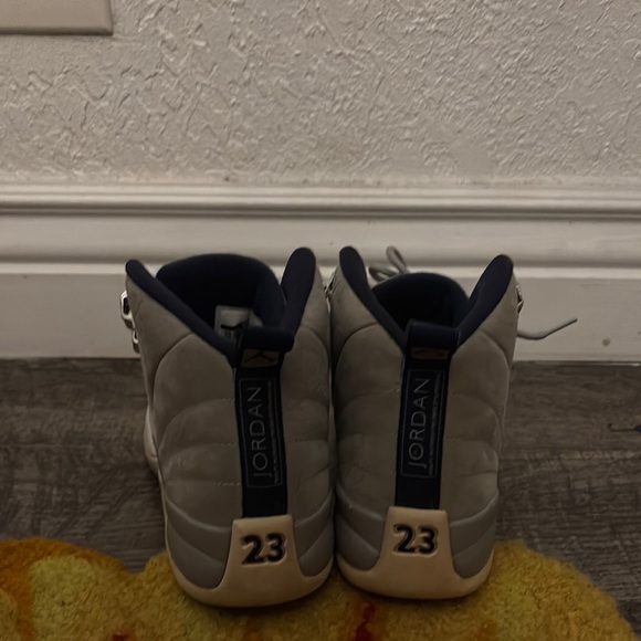 Air Jordan 12 Retro Grey Sneakers Men/Women/Youth - Picture 2 of 3